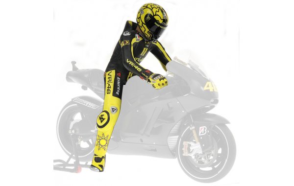 Bild 3 - Valentino Rossi Figur Ducati Test 2011