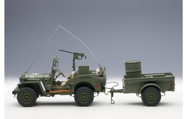 Bild 2 - Jeep Willis Army Version mit Anhnger