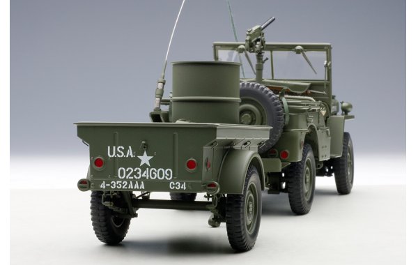 Bild 4 - Jeep Willis Army Version mit Anhnger