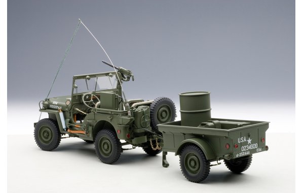 Bild 5 - Jeep Willis Army Version mit Anhnger