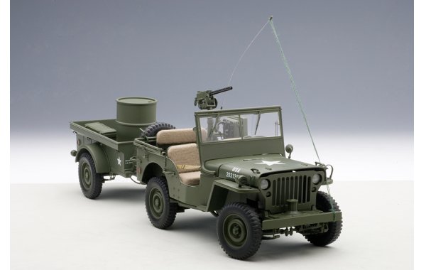 Bild 10 - Jeep Willis Army Version mit Anhnger
