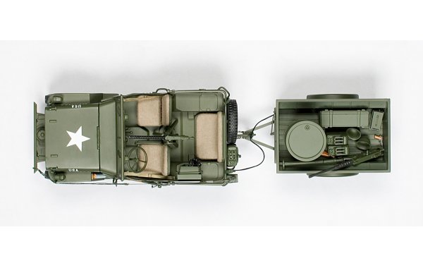 Bild 14 - Jeep Willis Army Version mit Anhnger
