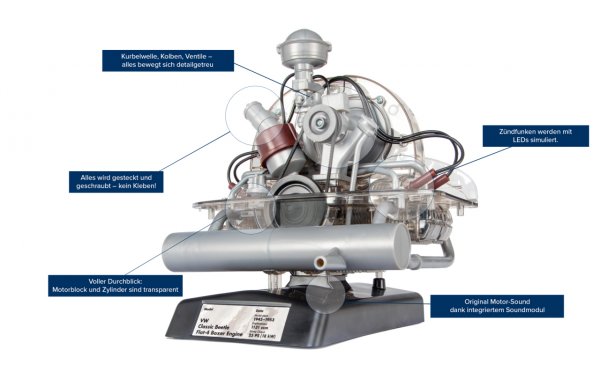 Bild 5 - VW Kfer 4-Zylinder Boxermotor 1/4 Bausatz