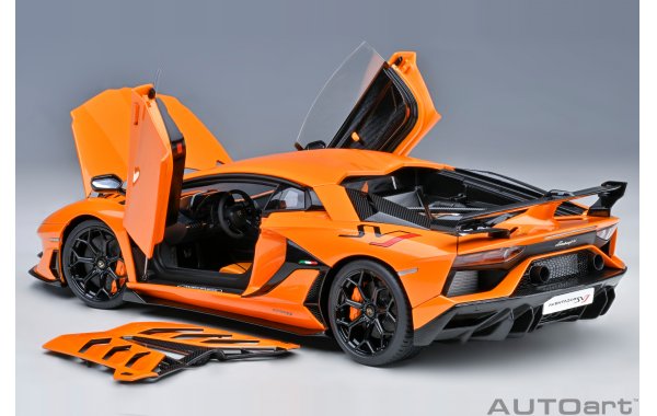 Bild 7 - Lamborghini Aventador SVJ arancio atlas
