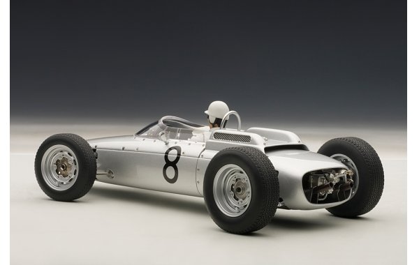Bild 1 - Porsche 804 F1 Monoposto 1962 mit Fahrerfigur