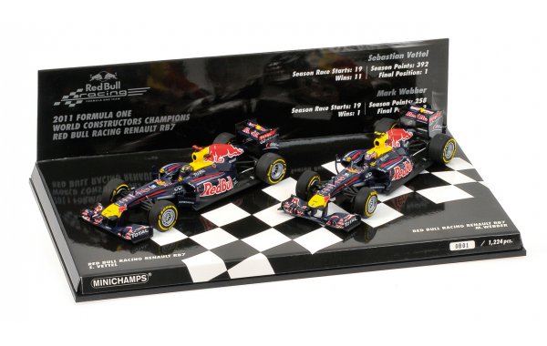 Bild 1 - Red Bull Racing RB7 2-Car Set Constructor World Champion 2011