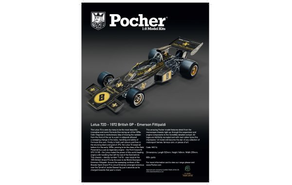 Bild 1 - Lotus 72D John Player Special Formel1 Bausatz Pocher
