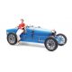 Bugatti T35 Helle Nice Rennfahrerin Figur