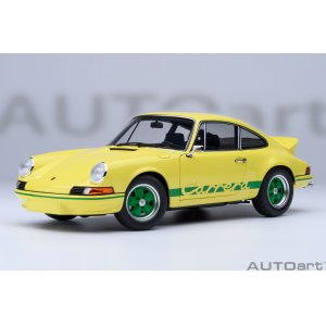 Porsche 911 RS 2.7 light yellow green stripes
