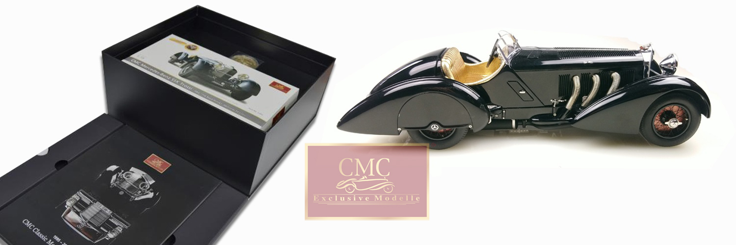 Mercedes Benz SSK 1932 Schwarzer Prinz Trossi CMC S-017