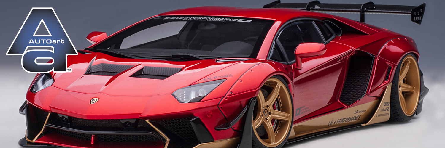 Liberty Walk LB-works Lamborghini Aventador Autoart