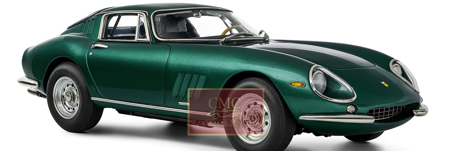 Ferrari 275 GTB/C 1966 verde pino metallic CMC Modellauto